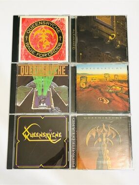 Queensryche CD Lot 6 Progressive Heavy Metal Albums The Warning - Tested